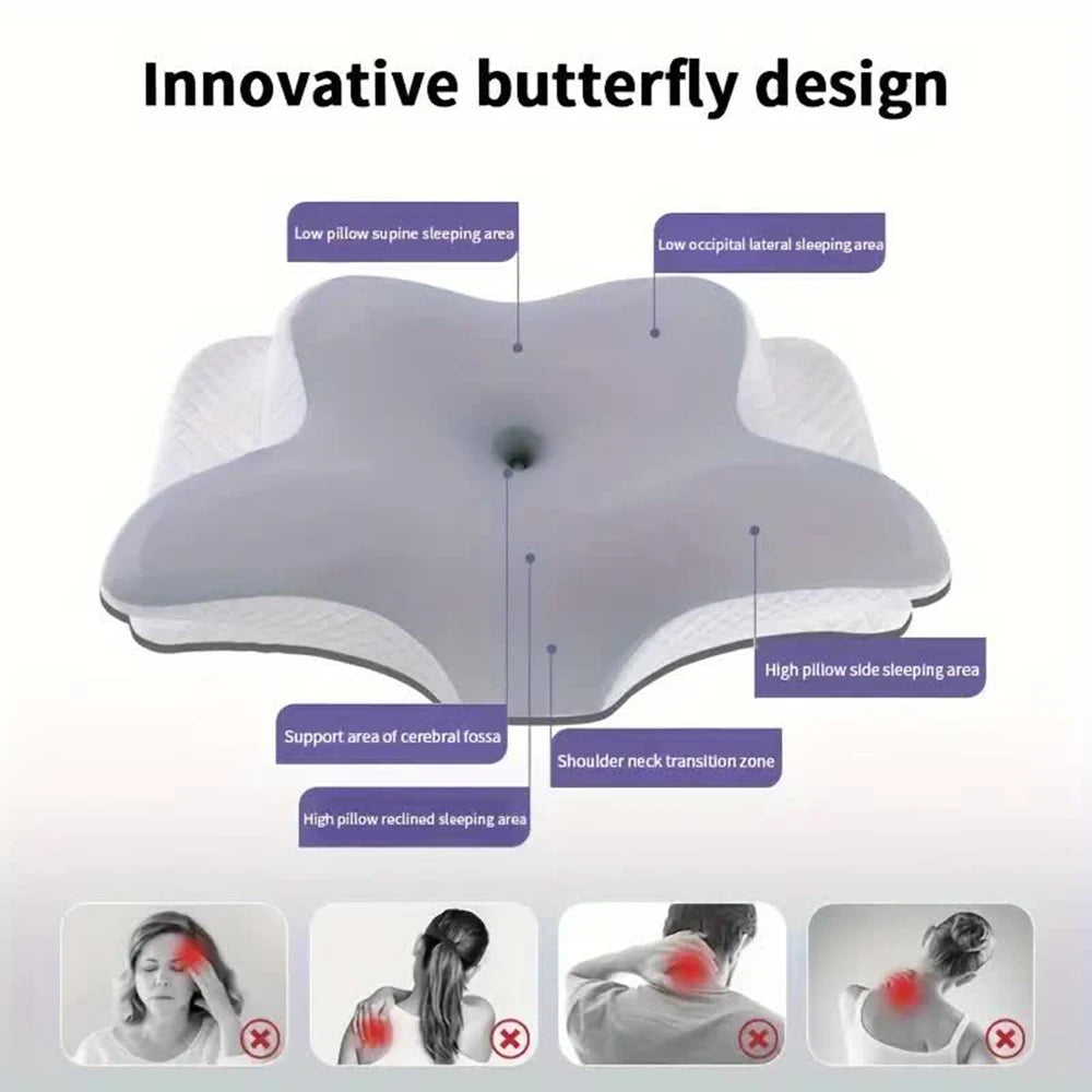ErgoSleep™ Memory Foam Neck Pillow™