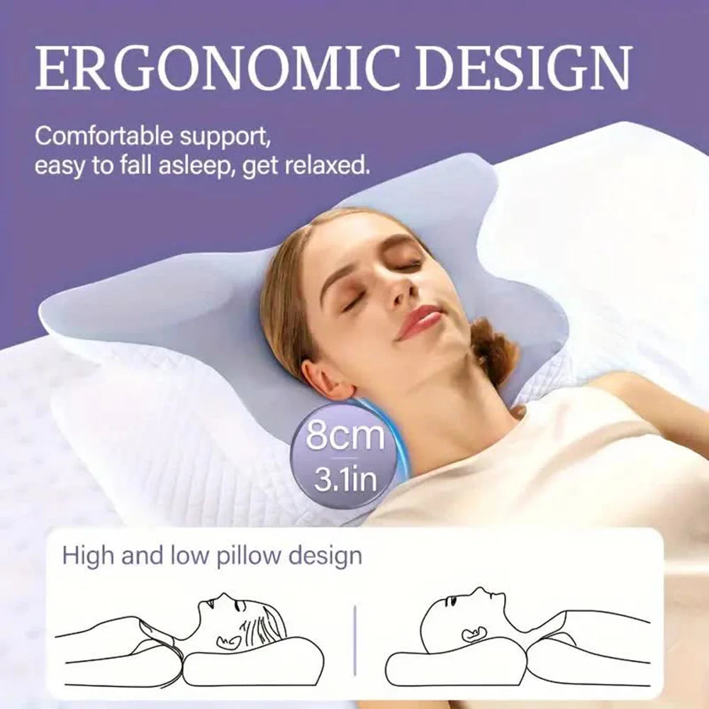 ErgoSleep™ Memory Foam Neck Pillow™